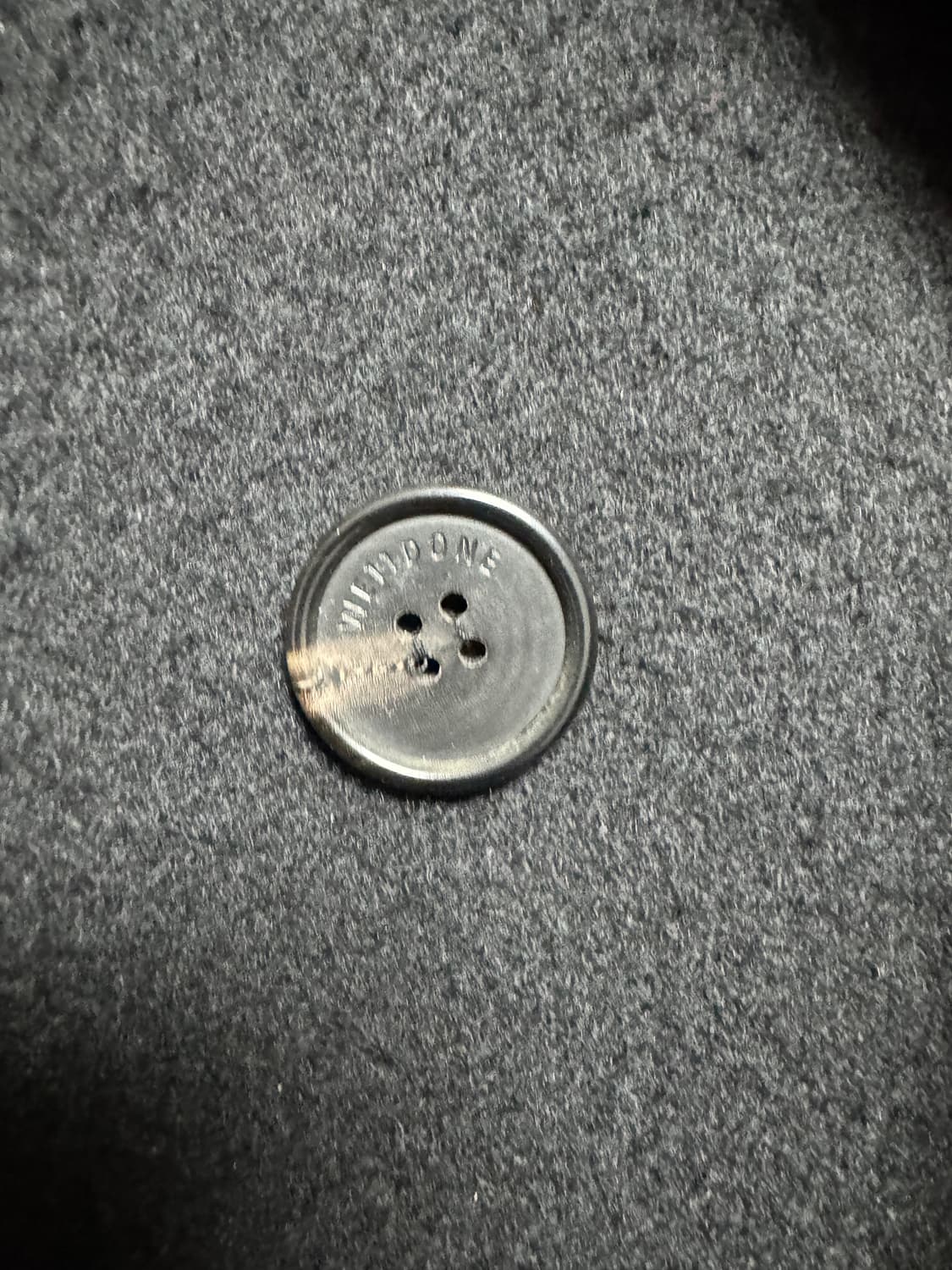 WE11DONE 오버사이즈 울캐시미어 더블 코트 상품이미지4