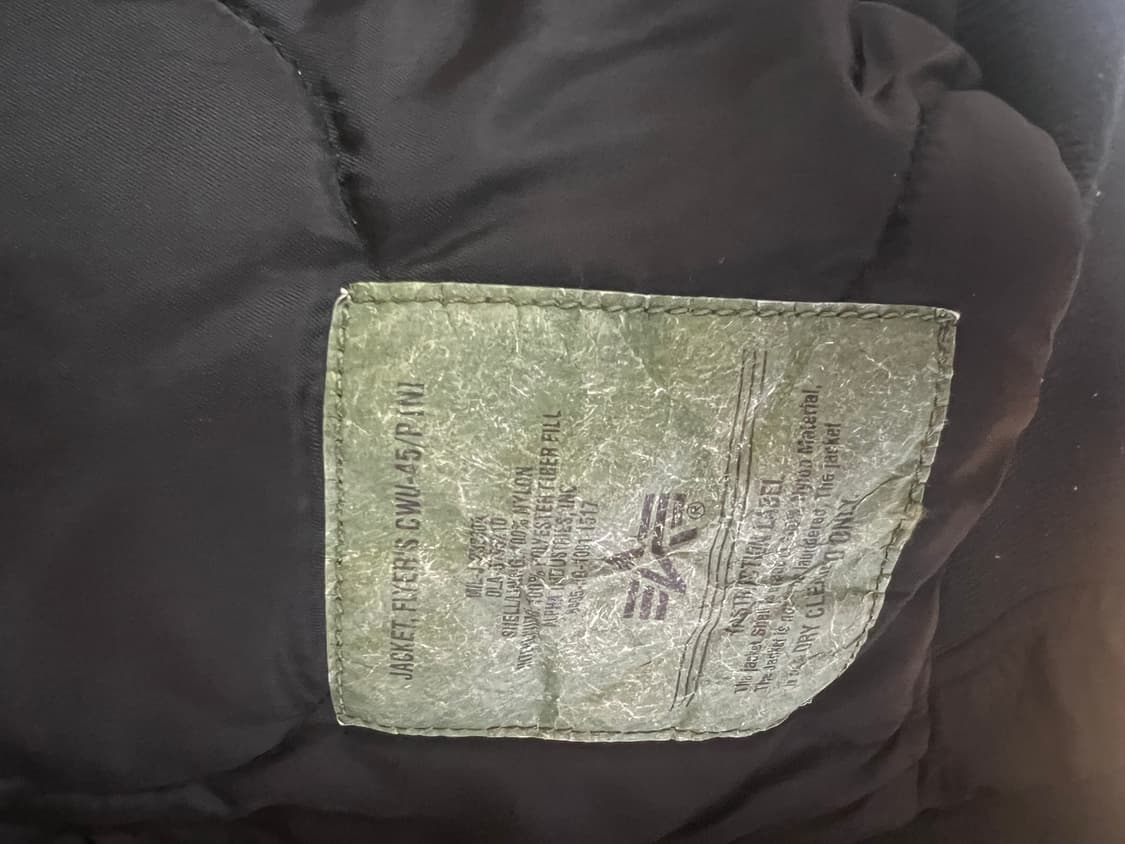 ALYX  블랙 MA-1 자켓(알파인더 콜라보) 상품이미지5