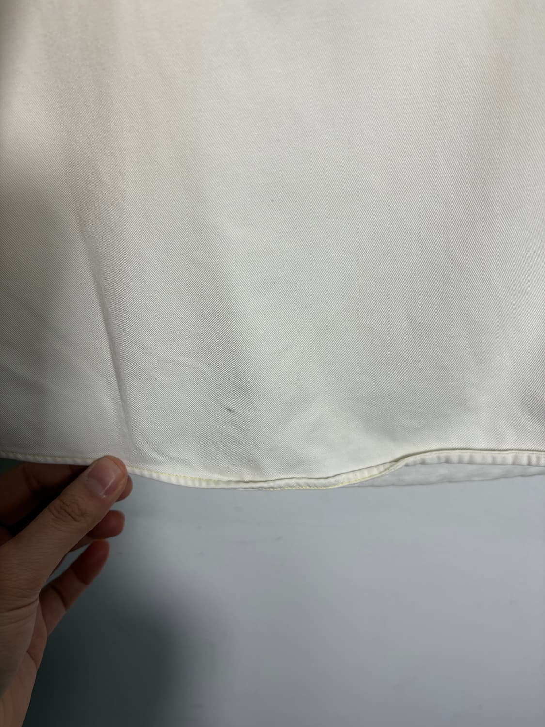 Polo 빅사이즈 옐로우 스티치 아이보리 셔츠 상품이미지7