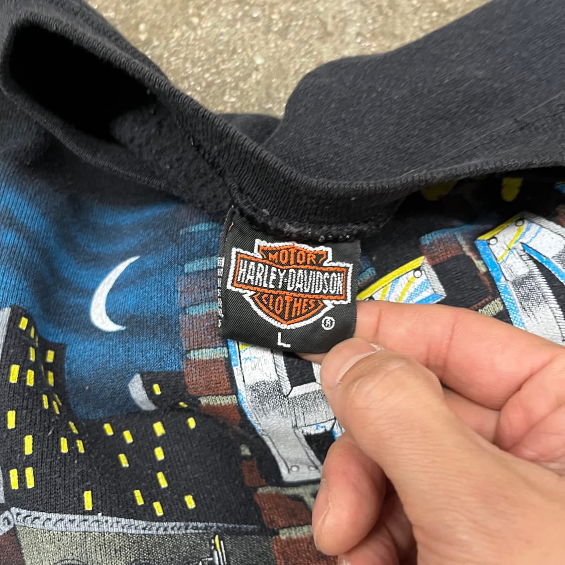 90s 할리데이비슨 프린팅 스웻셔츠 (100) 상품이미지7