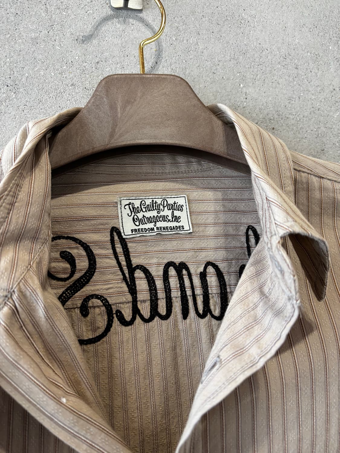 Wacko Maria 와코마리아 스트라이프 셔츠 상품이미지2