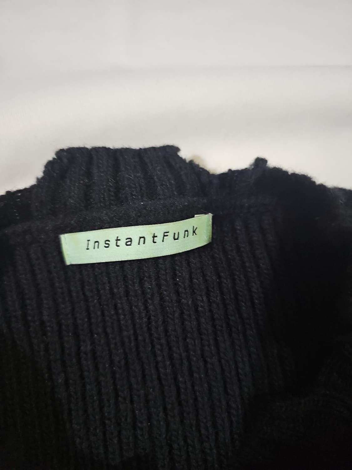 인스턴트펑크 디스트로이드 빈티지 데미지 컷팅 커팅 울 니트 상품이미지5