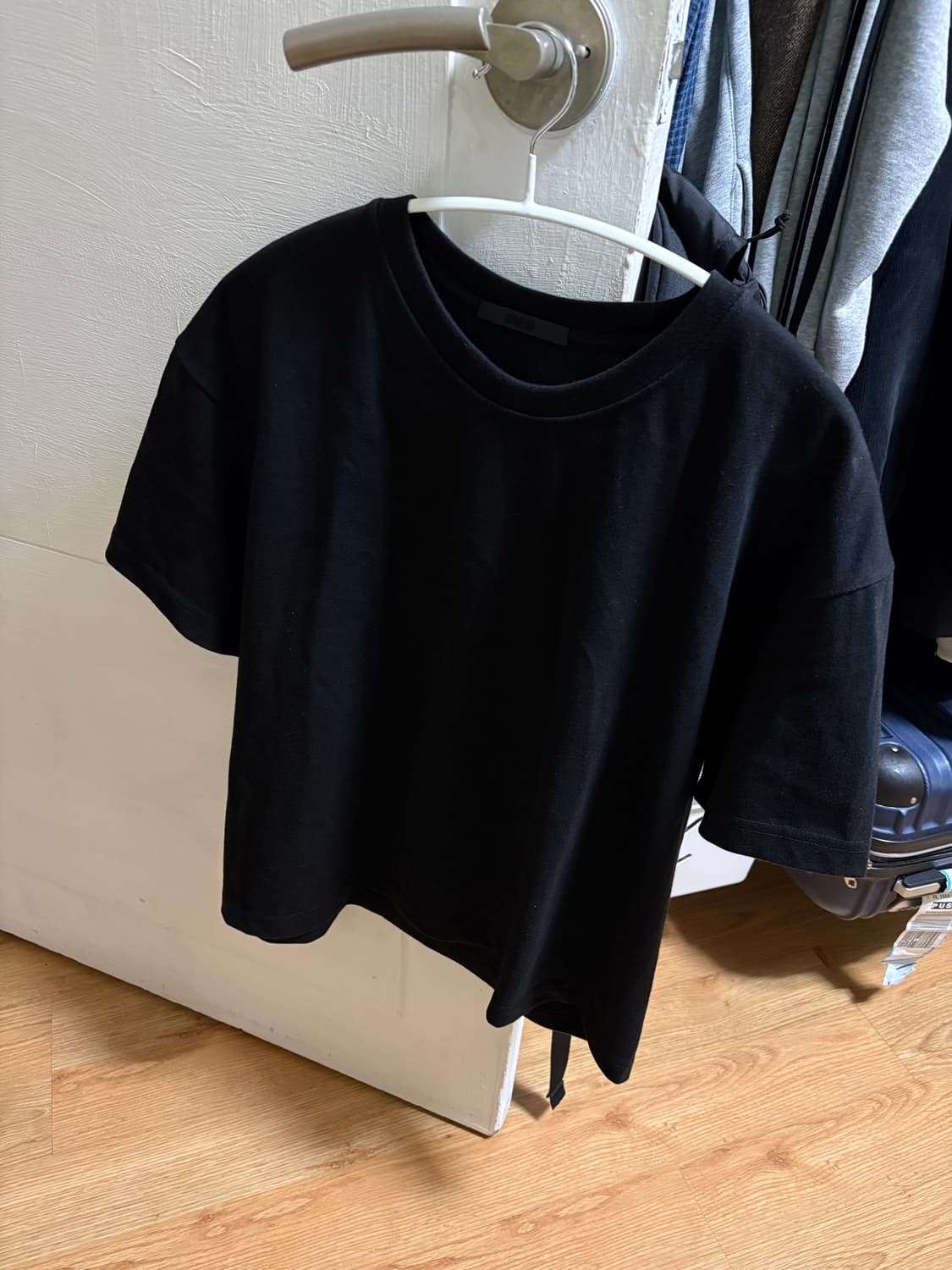 [0] 다이브인 유니폼 크롭 T (GRAY, BLACK) 상품이미지4