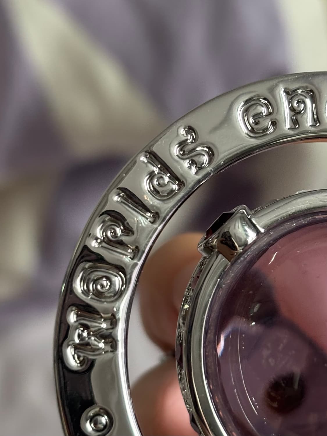 비비안웨스트우드 자이언트 orb 목걸이 퍼플 상품이미지4