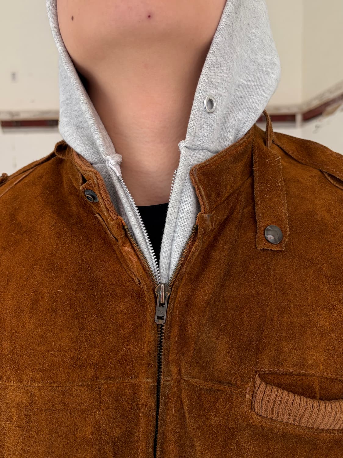 60-70’s American ideal zipper suede 상품이미지4