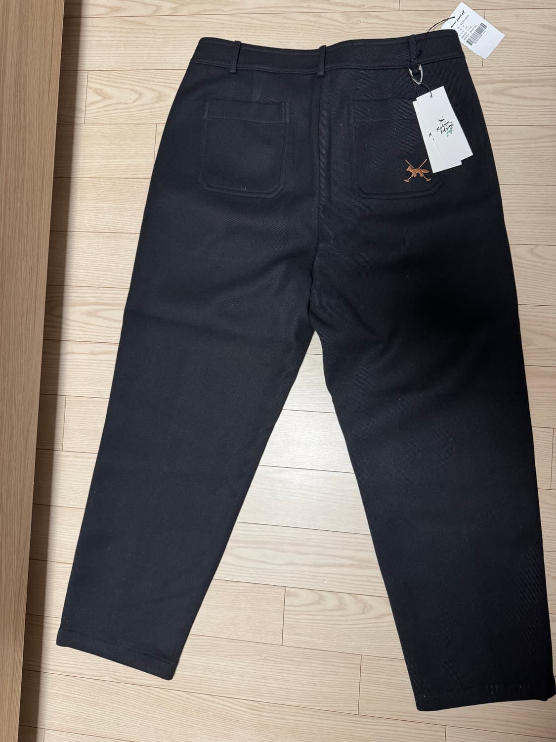 메종키츠네 골프 바지 블랙 XXL 상품이미지2