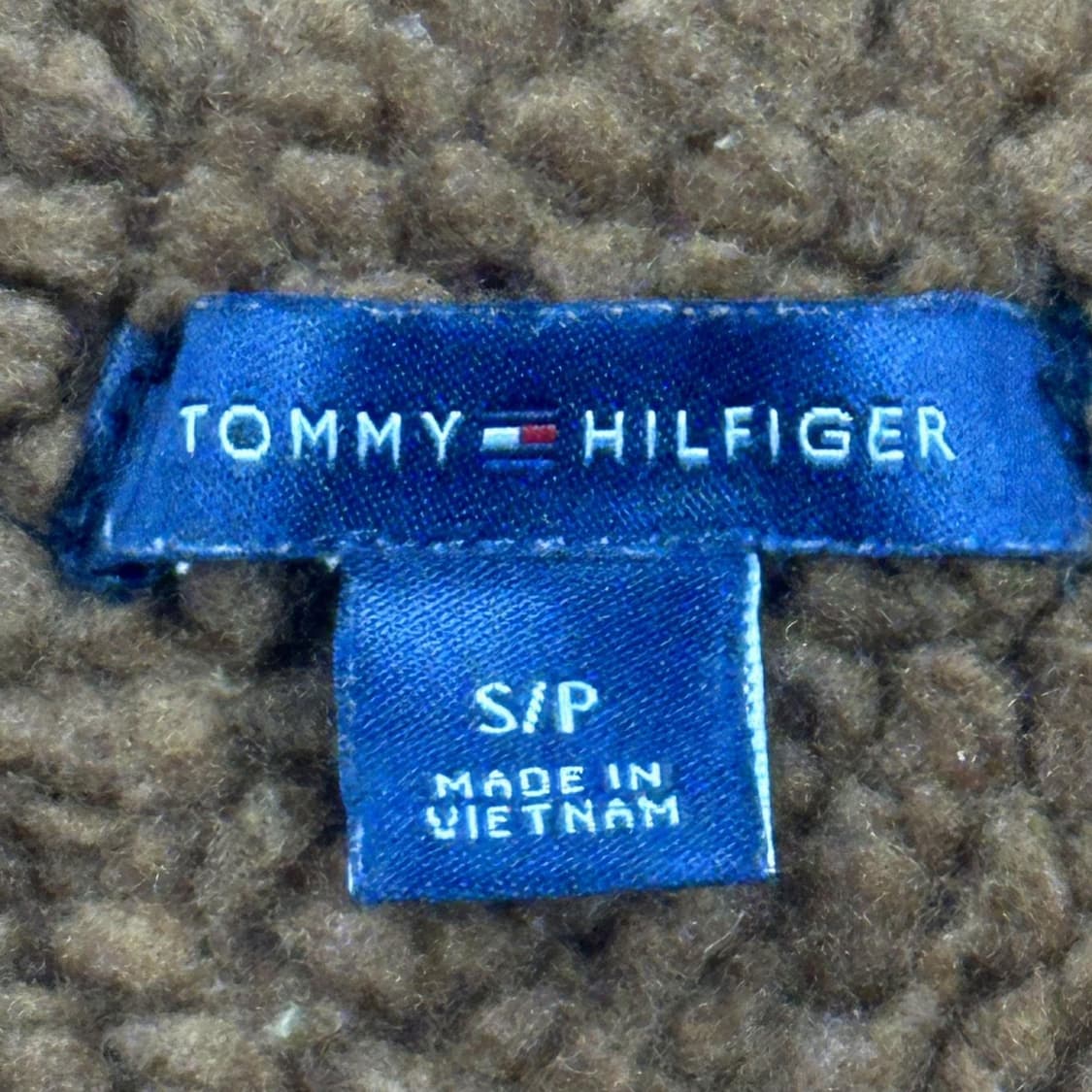 타미힐피거 플래그 브라운 후리스 버튼자켓 (S) 상품이미지7