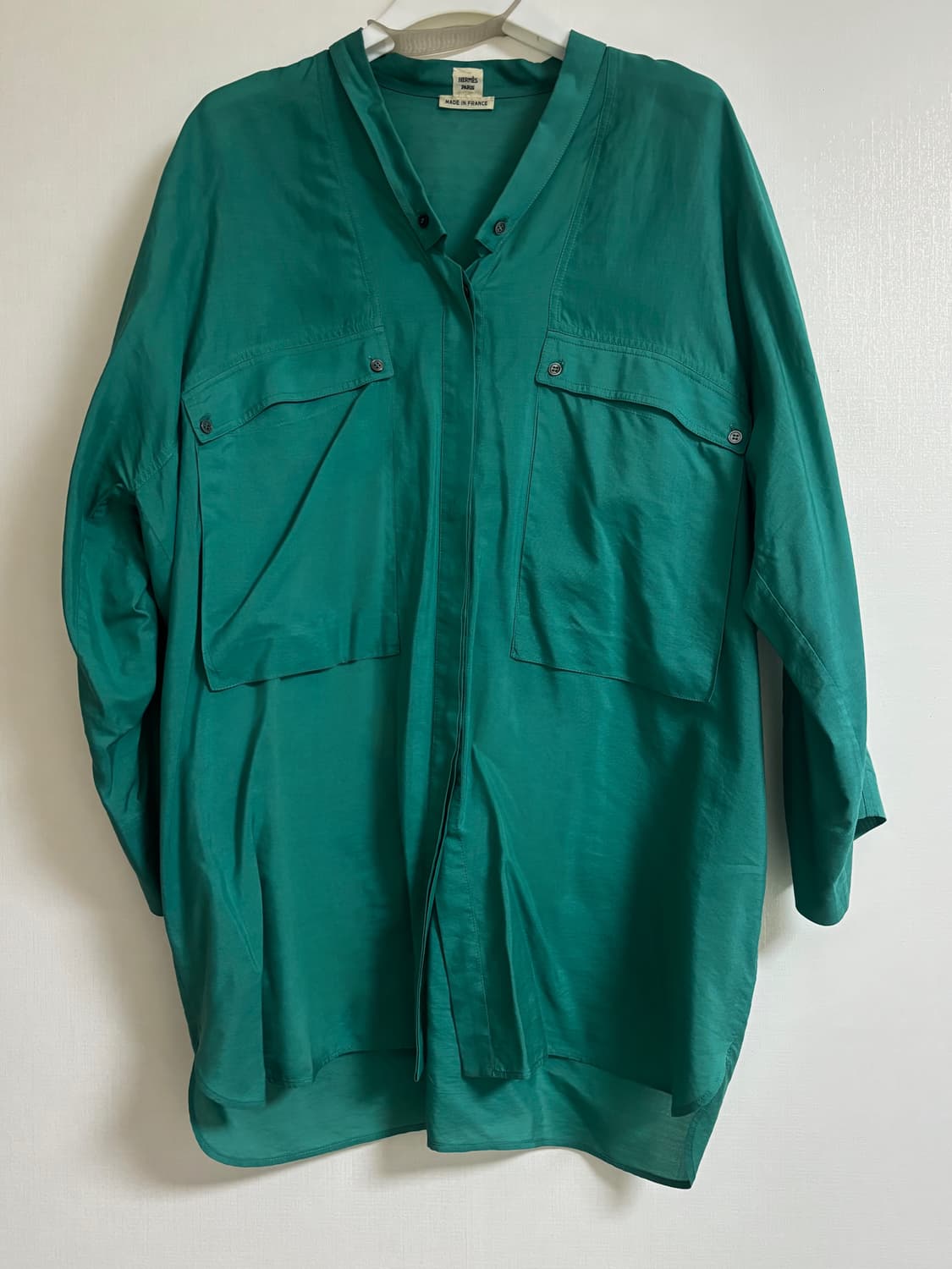 에르메스파리 실크 셔츠 40size 상품이미지1