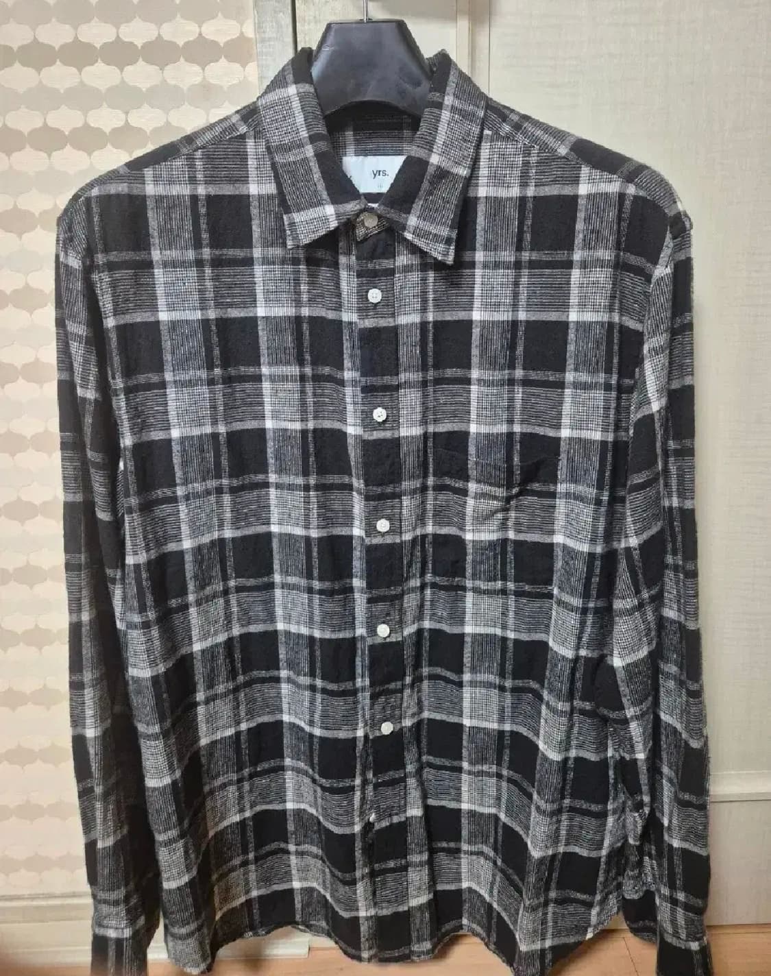 [3,L] 이얼즈어고 모노 체크 포이카 셔츠 상품이미지2