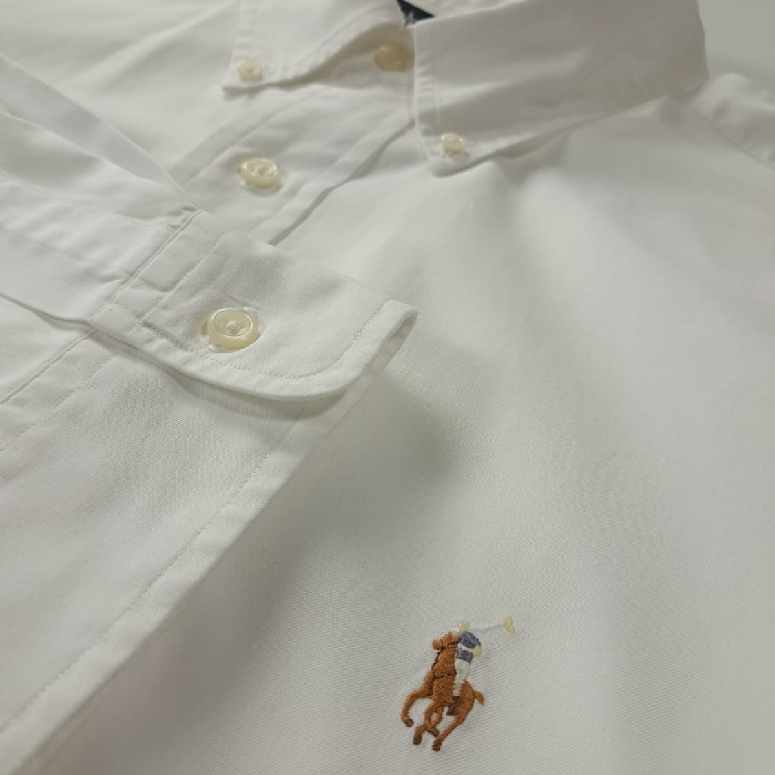 CK550 2XL 폴로 90s 야머스 화이트 셔츠 남방 상품이미지4