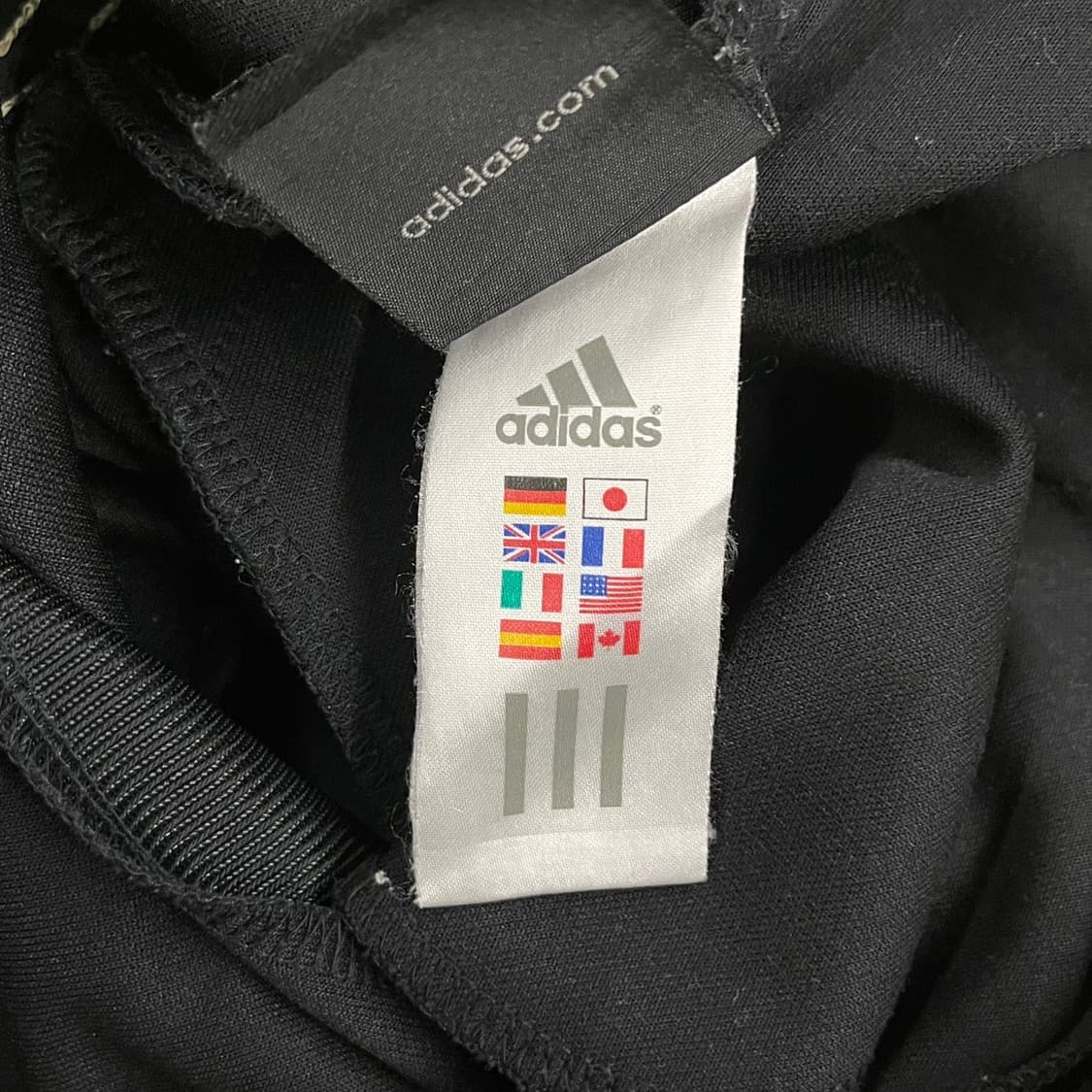 [정품/100] 아디다스 삼선 트레이닝 바지 블랙 골검 b16 상품이미지7