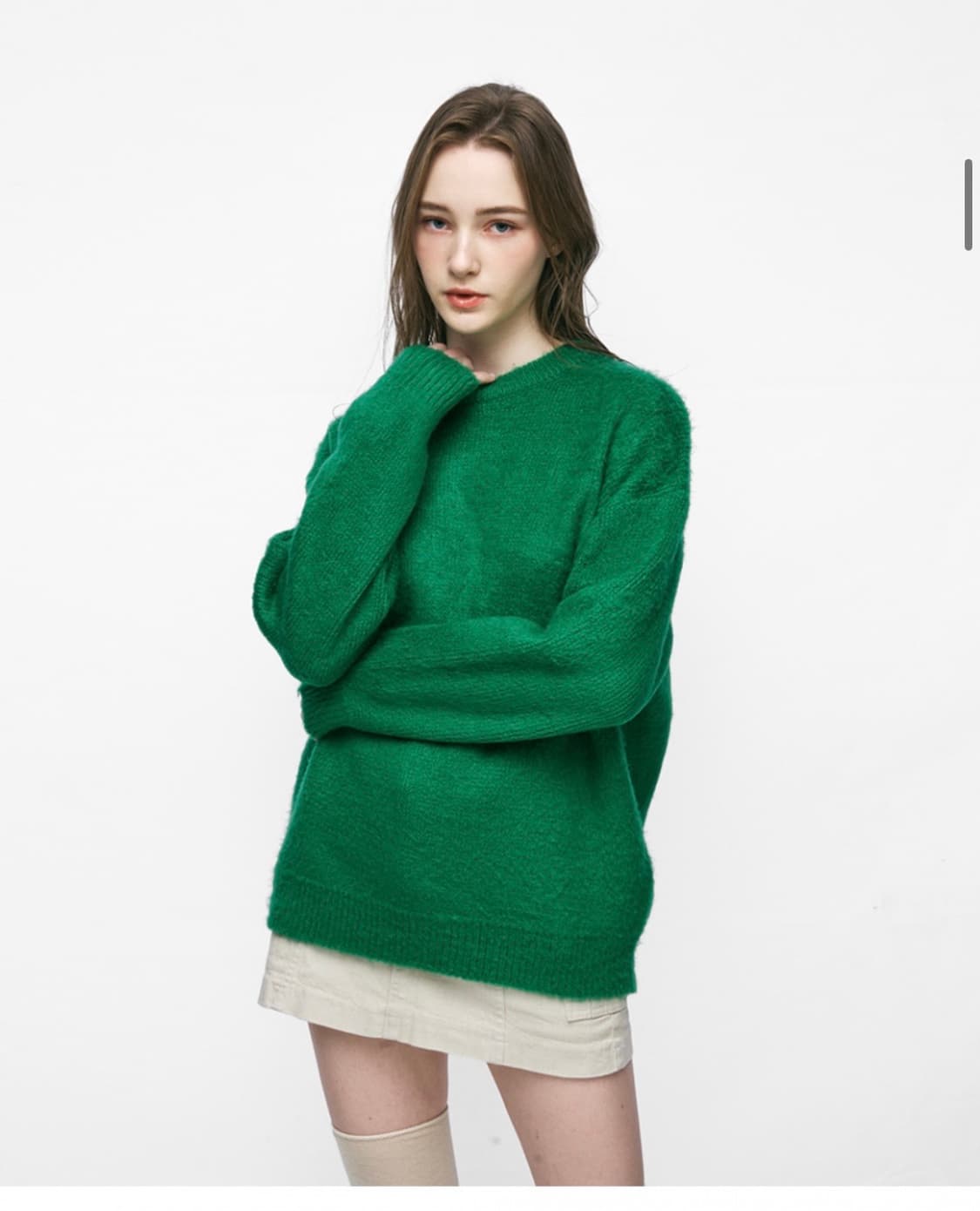 테이크이지 니트 그린 상품이미지2