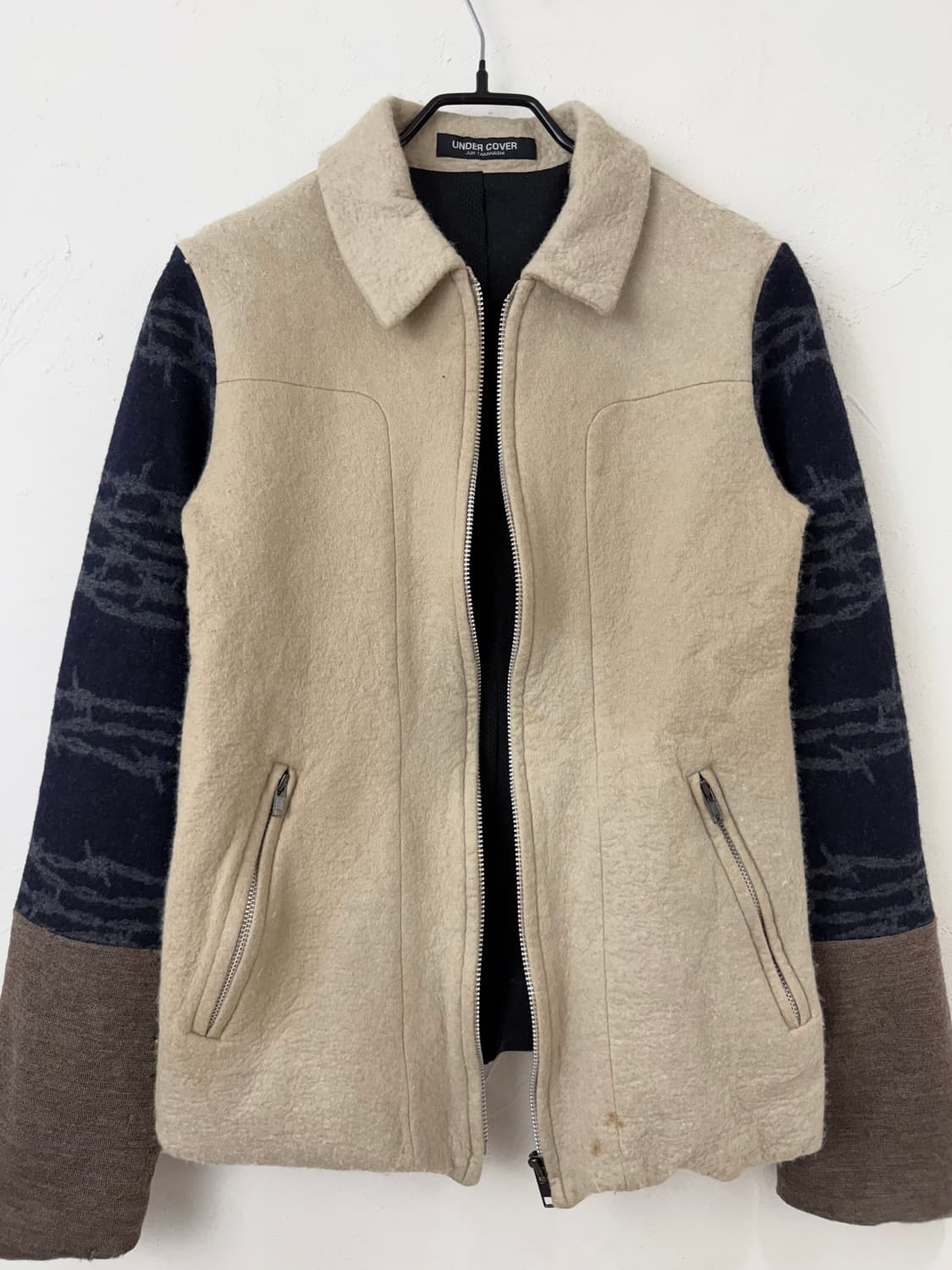 언더커버 96AW 와이어기 축융울 자켓 상품이미지3