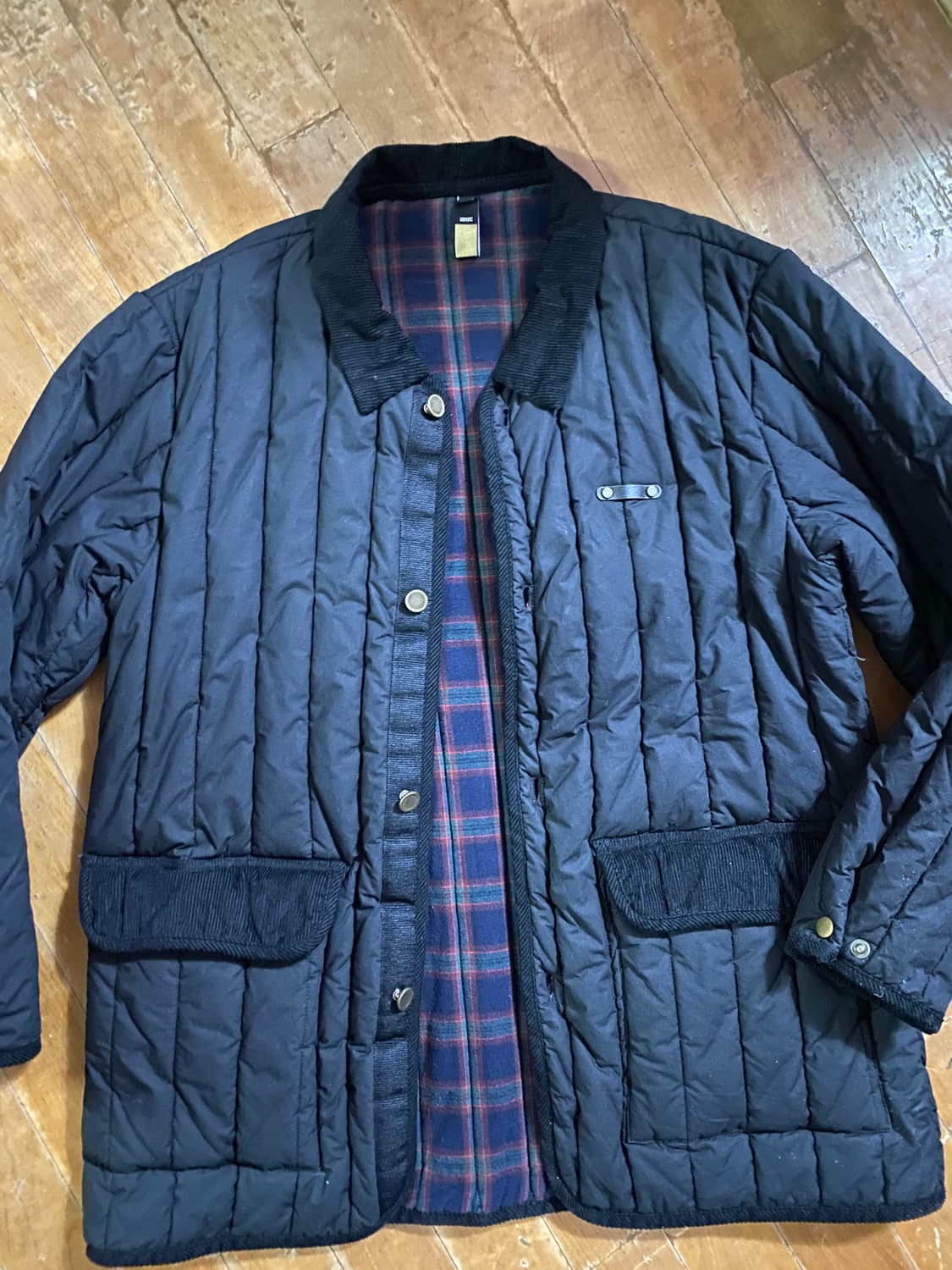 IIINSC 퀼팅 자켓 XL 무광블랙 상품이미지1