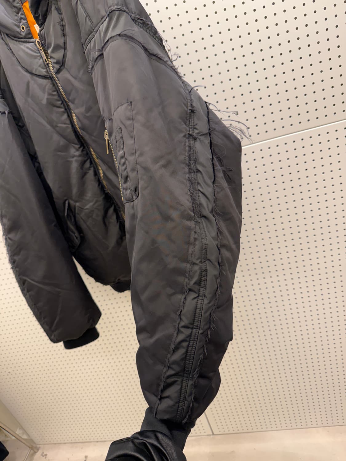 프로젝트 데미지 리워크 후드 봄버자켓 U1249 상품이미지6