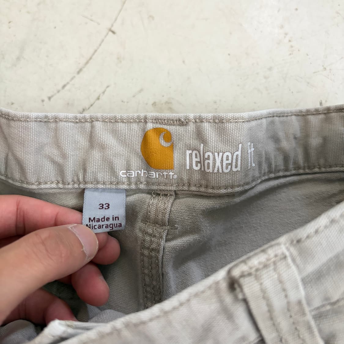 칼하트 빈티지 워크 반바지 33 상품이미지5