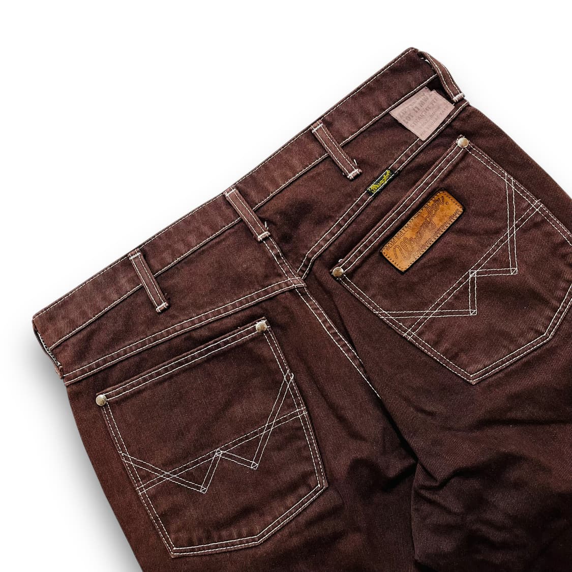 랭글러 블루 벨 지퍼 플라이 웨스턴 빈티지 팬츠 상품이미지5