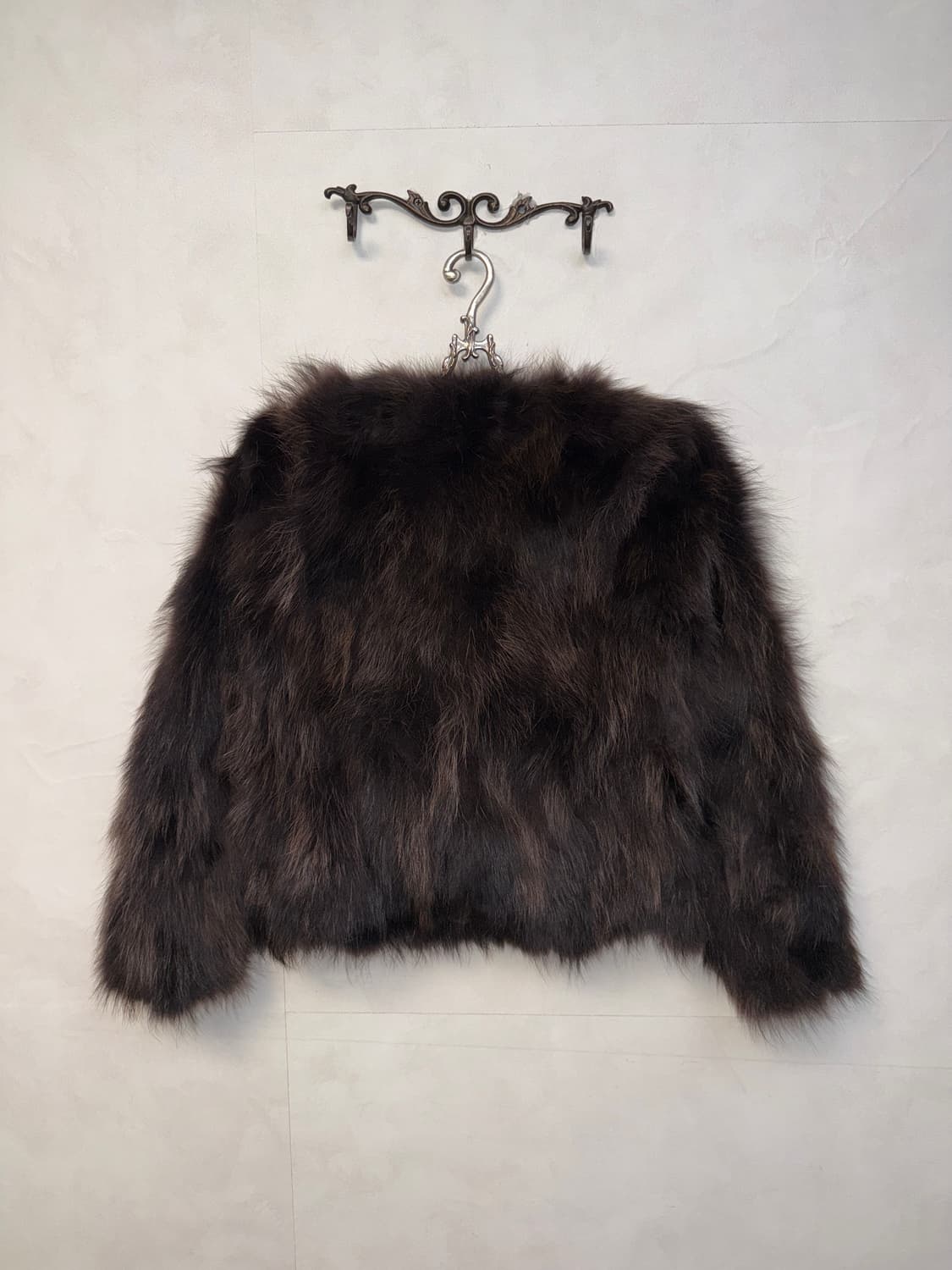 Jindo Klever dark brown raccoon fur jk 상품이미지3