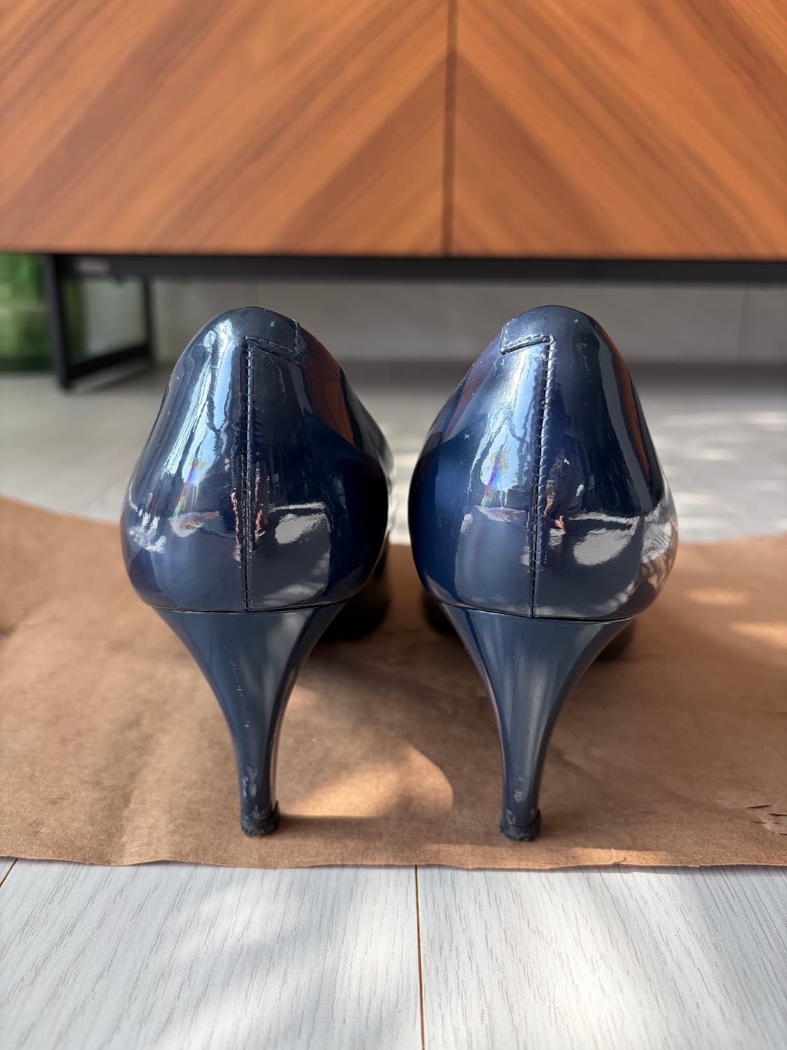 로저비비에 힐 곤색 37.5 상품이미지3