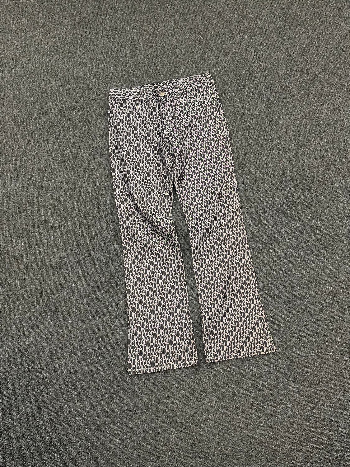 38)Japanese vintage 여성 모노그램 코튼팬츠 상품이미지1