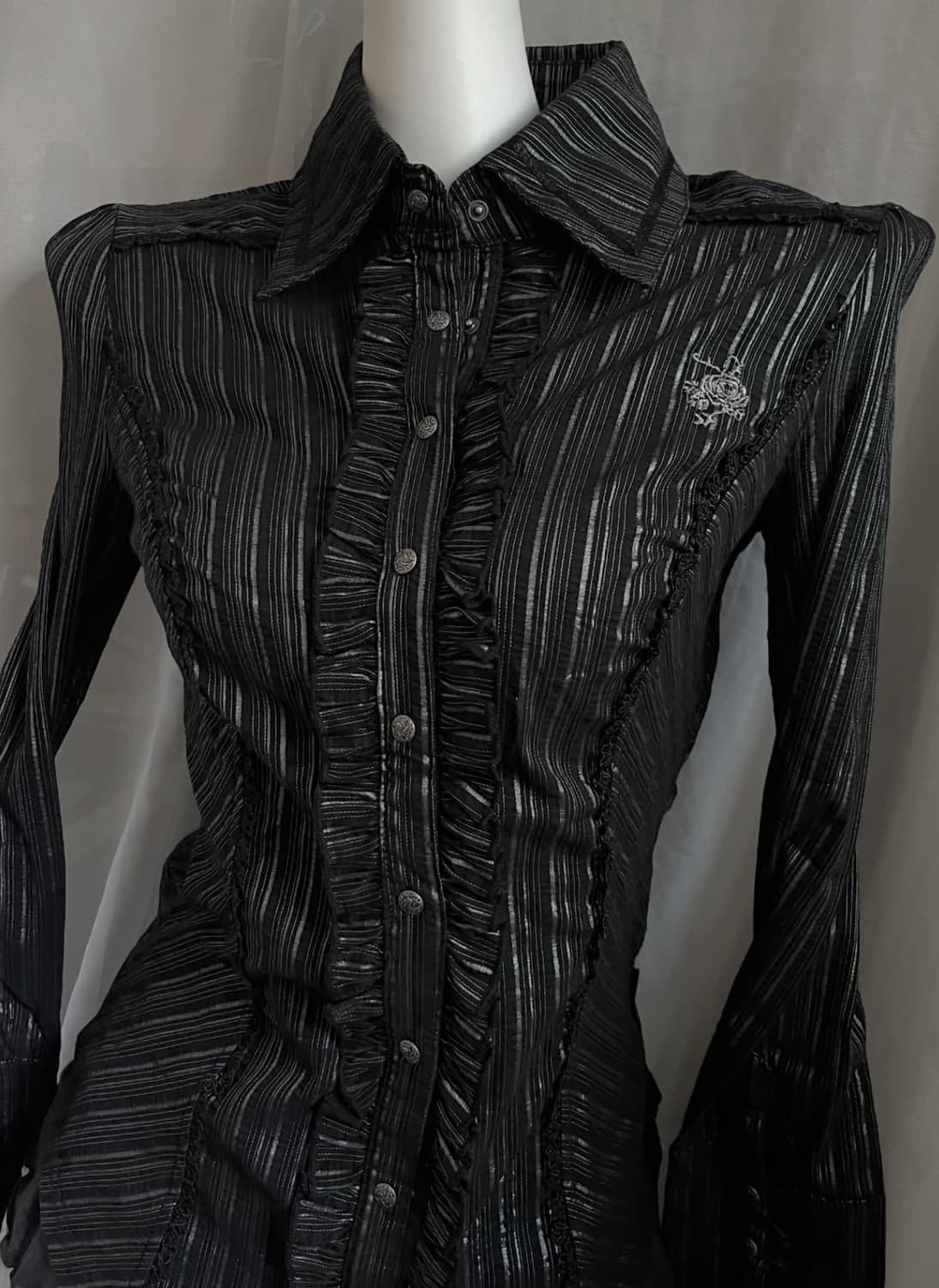 Ozzcroce ozzon 오즈온 스트라이프 셔츠 상품이미지3