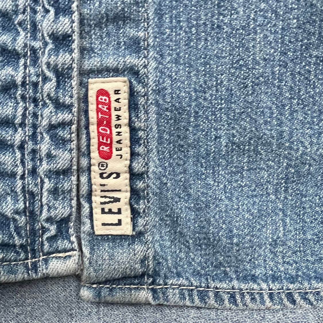 M) 리바이스 빈티지 데님셔츠 청남방 메이드인 홍콩 공용 상품이미지6
