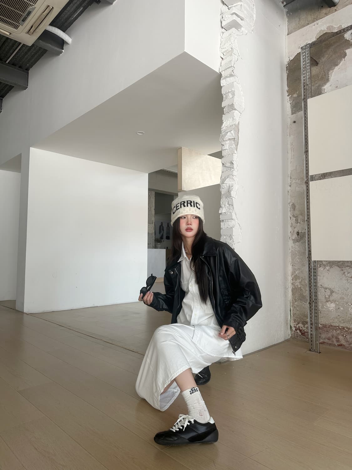 레트로 천연가죽  캐쥬얼화 (2color) 상품이미지6