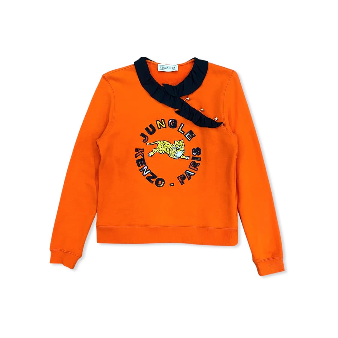KENZO, Signature orange frill sweatshirt 상품이미지2