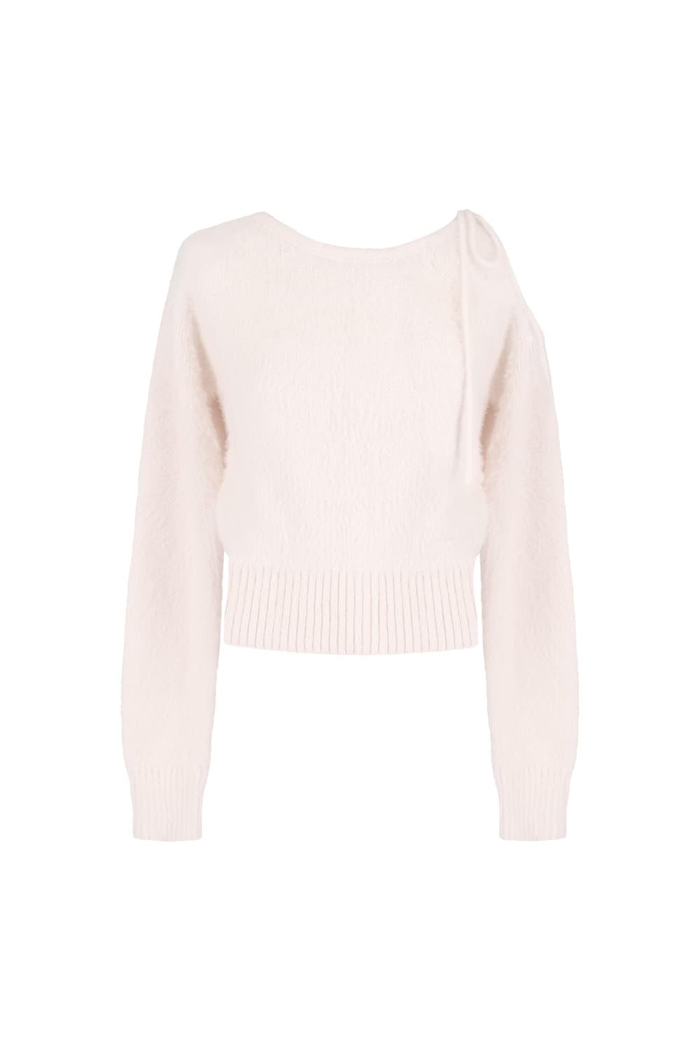 클리시어 Love poem neck string knit, Pink 상품이미지4