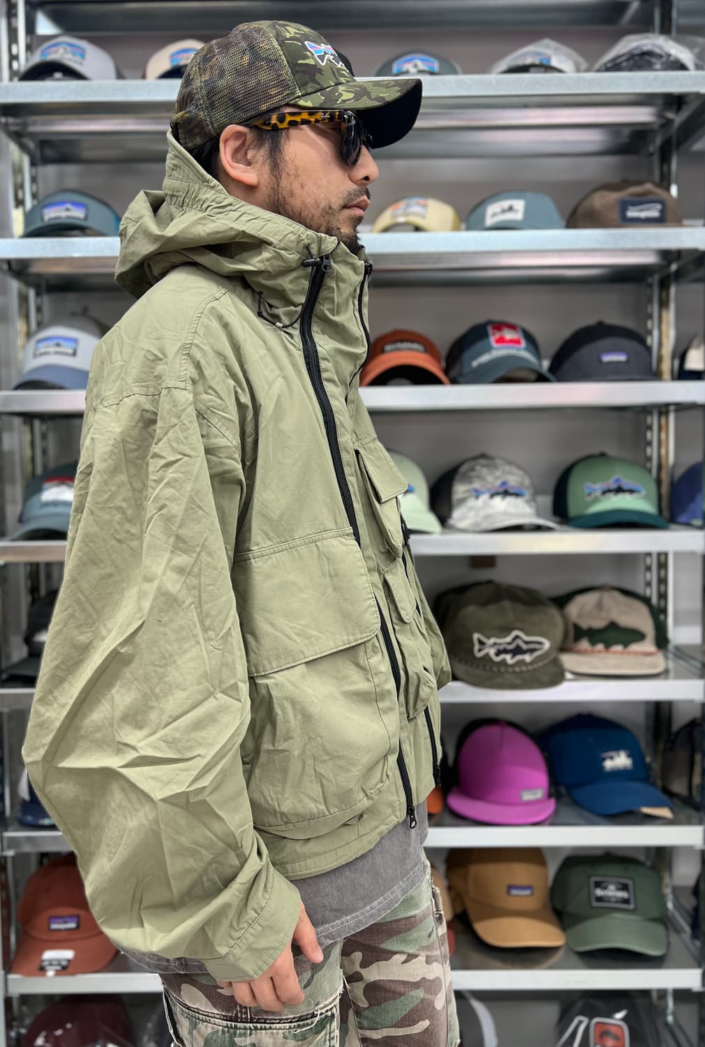 더블 지퍼 변신 자켓 (카키) 상품이미지5