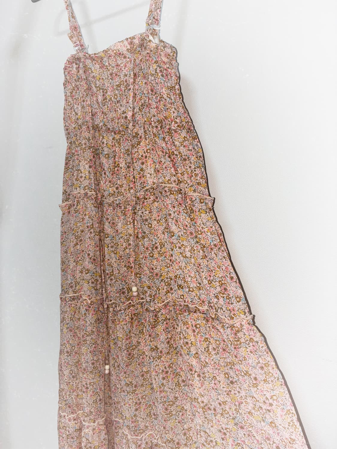 일본 빈티지 아오이 유우 모리룩 잔꽃 슬립 원피스 상품이미지3