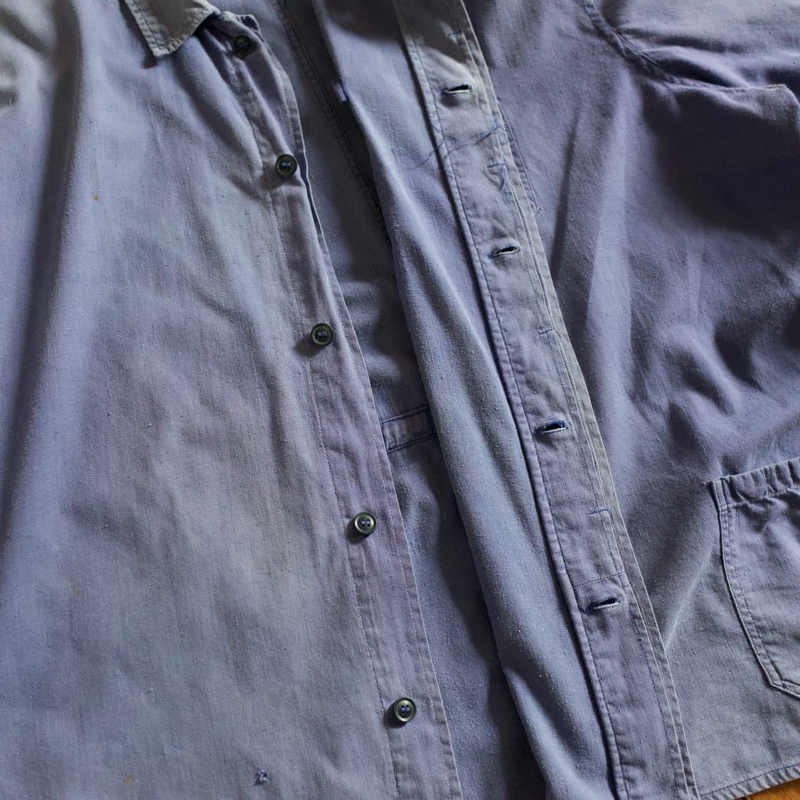 Vintage faded french work shirts 상품이미지6