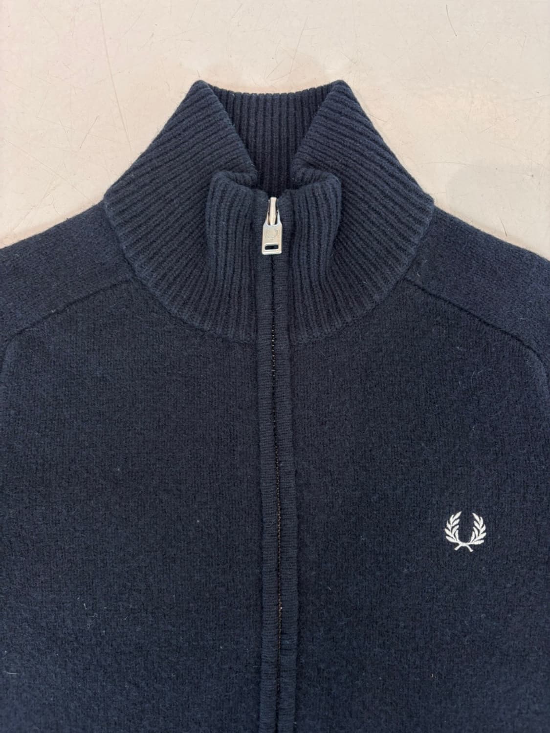 Vintage Fred Perry Wool Knit Zip up 상품이미지4