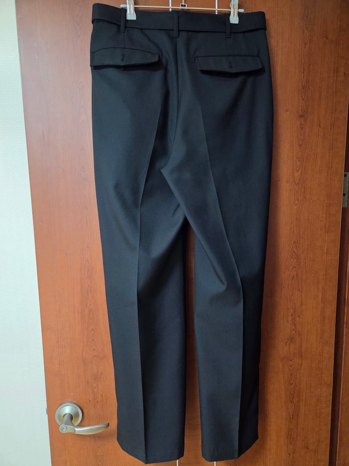 인사일런스 벨티드 투플리츠 울팬츠 블랙 M 상품이미지2