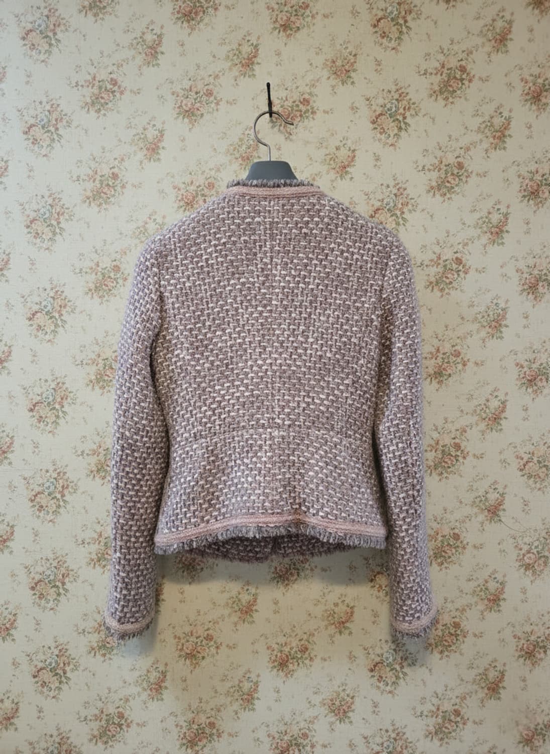 MICHAA 핑크 트위드 자켓 44 상품이미지2