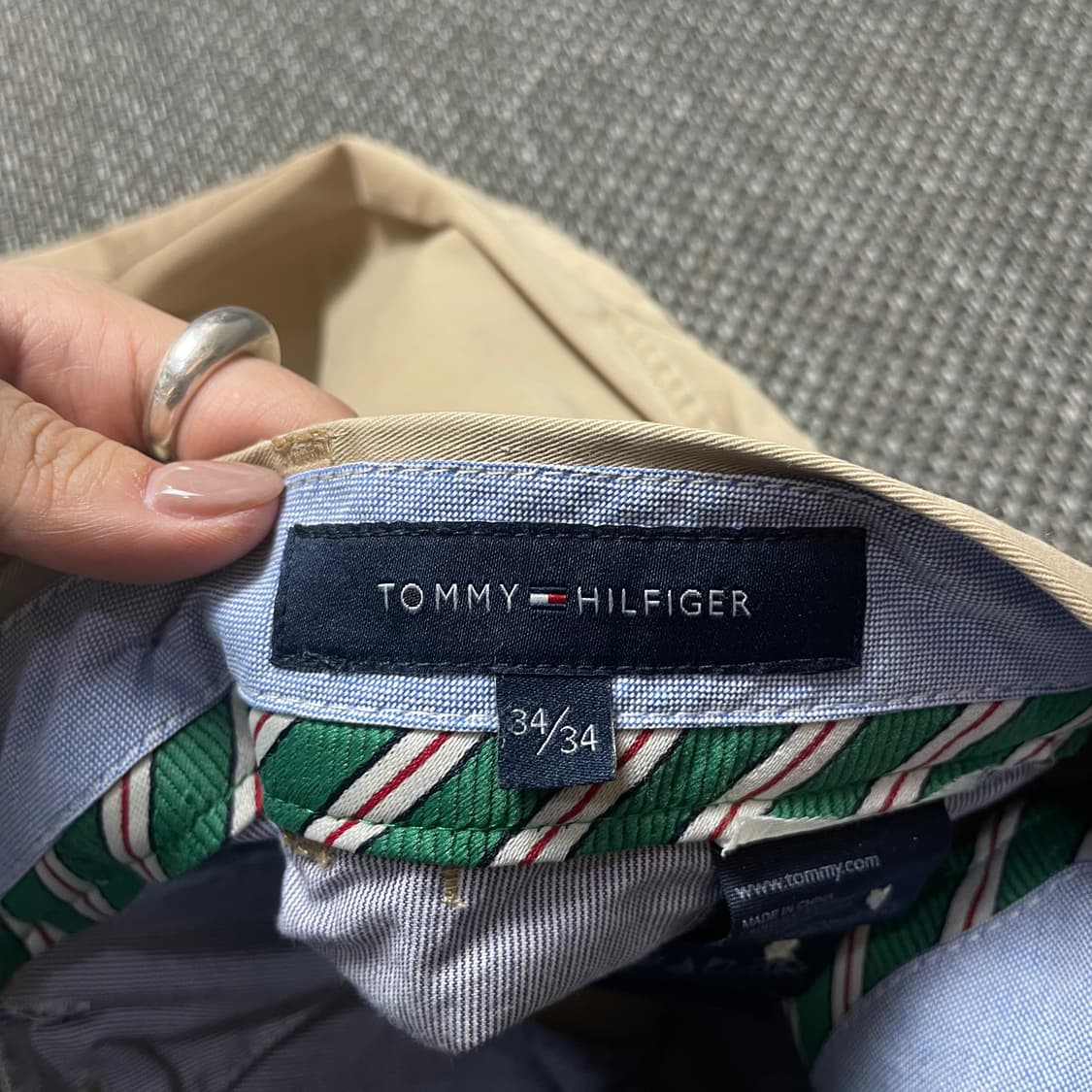 (34) 타미힐피거 베이지 치노 팬츠 상품이미지3