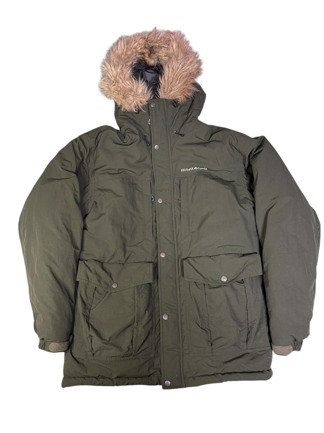 몽벨 MONTBELL 로건 헤비다운 패딩 다크그린 M 상품이미지2