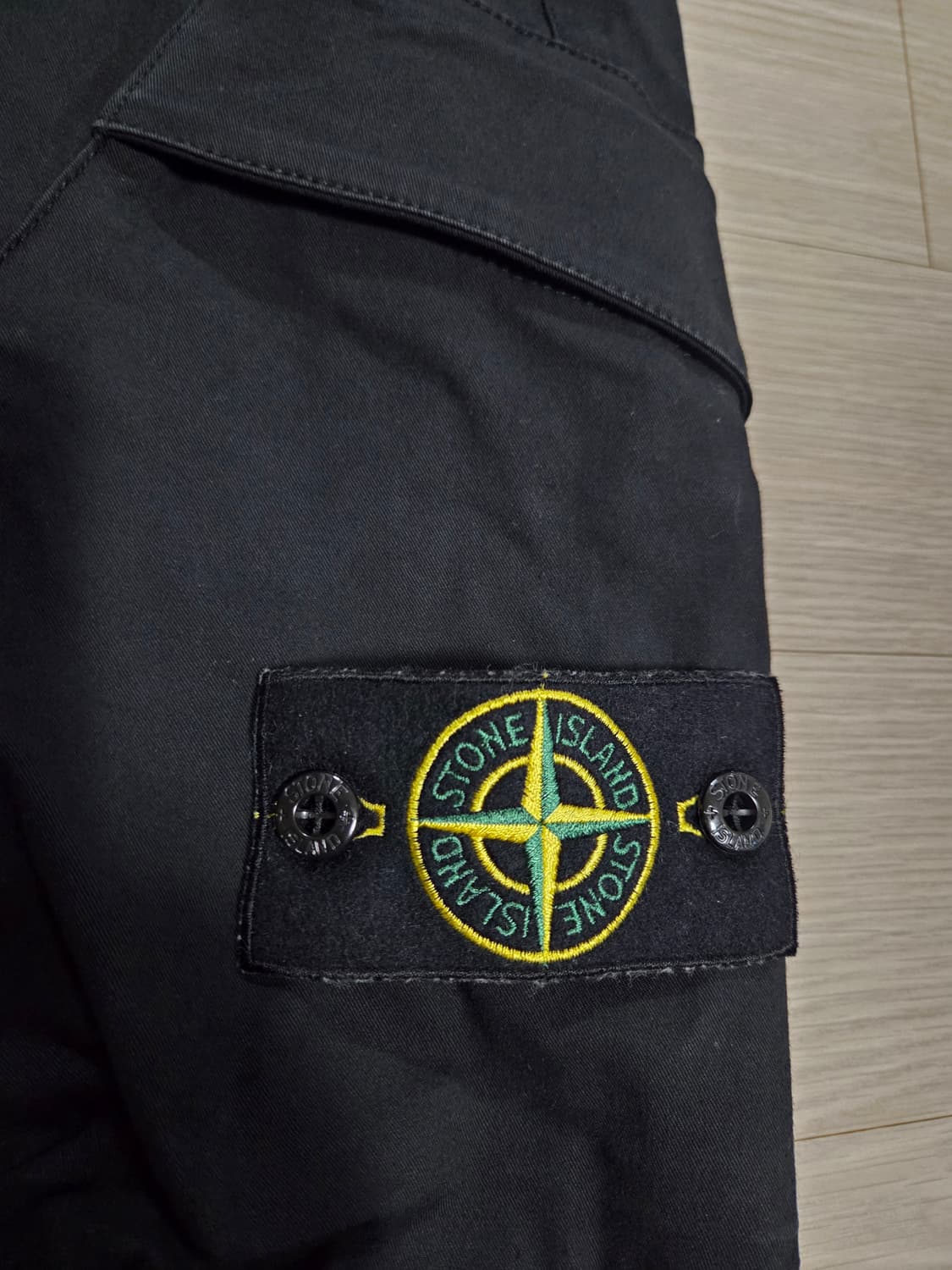 [30] 스톤아일랜드 TYPE RE-T 카고 팬츠 블랙 상품이미지3