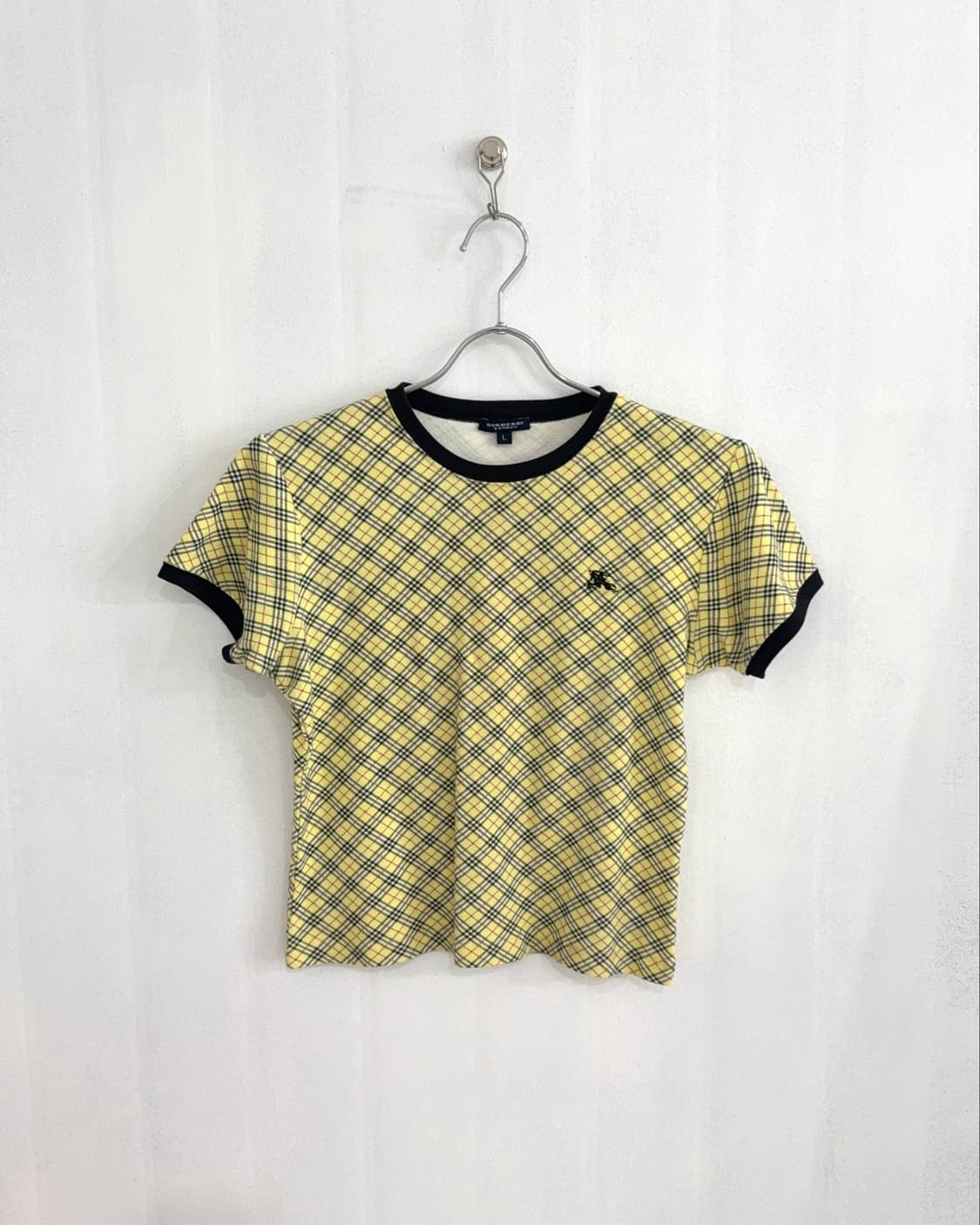 Burberry Lemon Check Ringer Half Top  상품이미지1