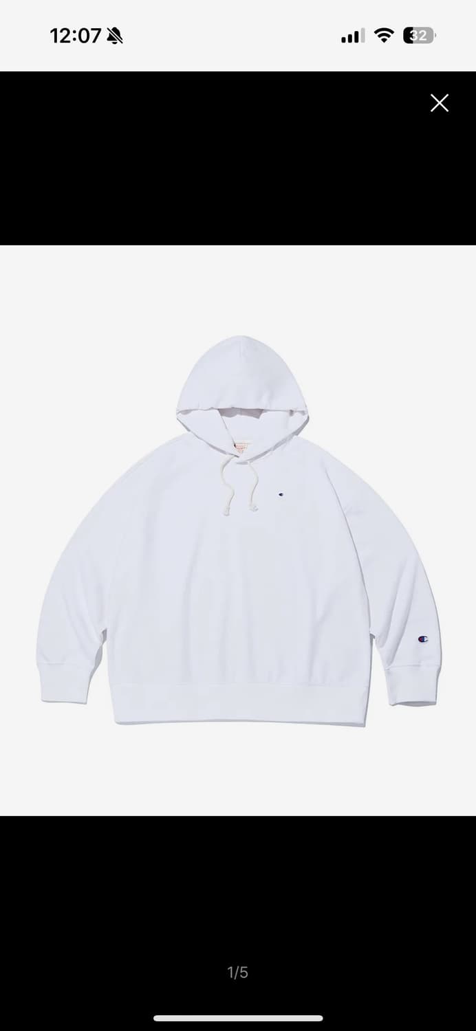 챔피온 프리미엄 라벨 후드티 상품이미지1