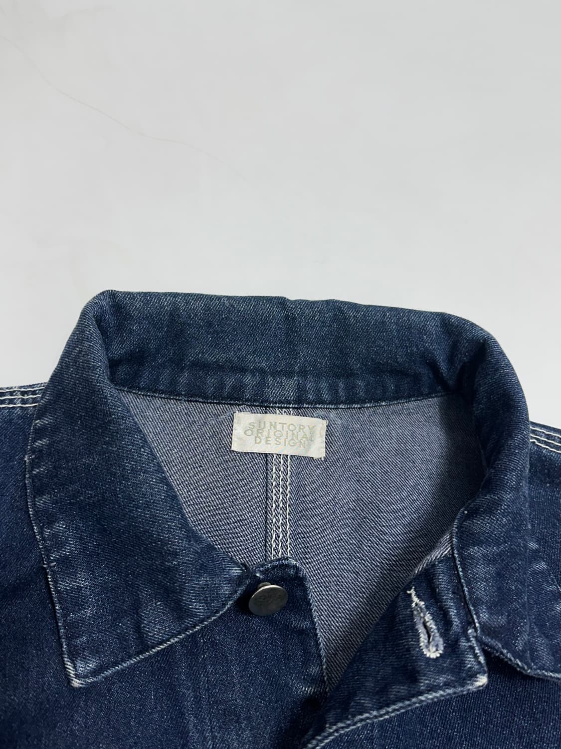 SUNTORY X PEPSI 워크 데님 초어자켓 일본빈티지 상품이미지8
