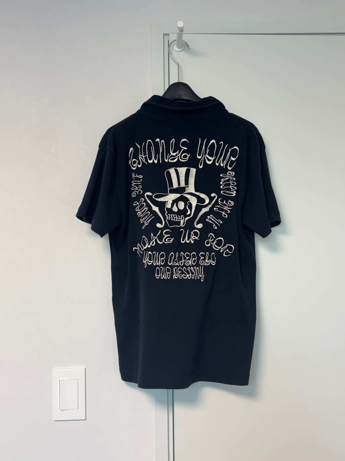 인더애틱 스컬 해골 반팔 셔츠 상품이미지1