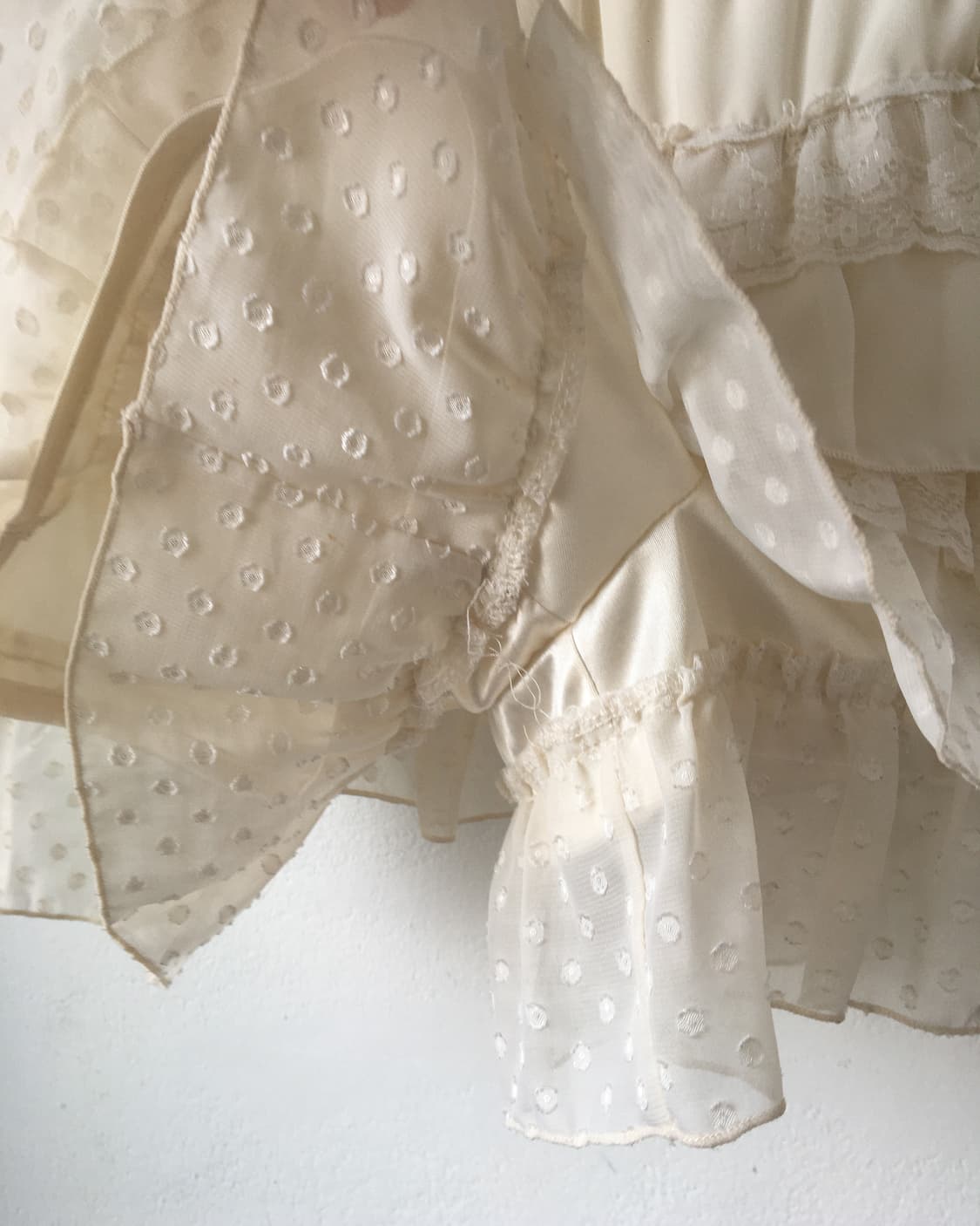 Axes femme lace dot layered layer short 상품이미지2