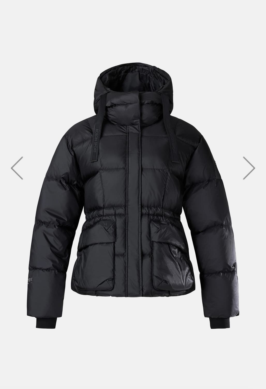 코오롱스포츠 여성 푸퍼 다운_블랙 상품이미지2