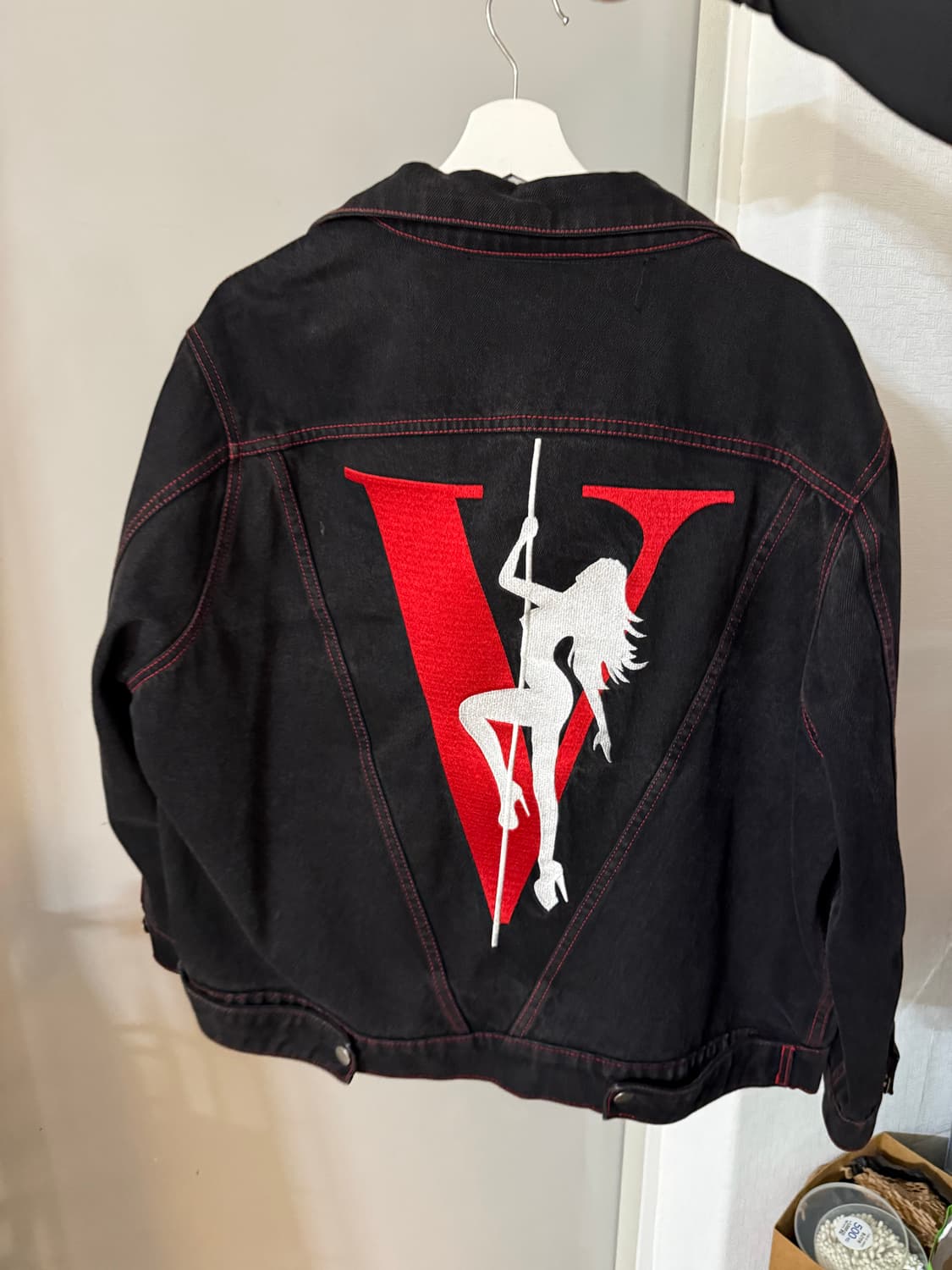 브이론 스트리퍼 데님 자켓  상품이미지2