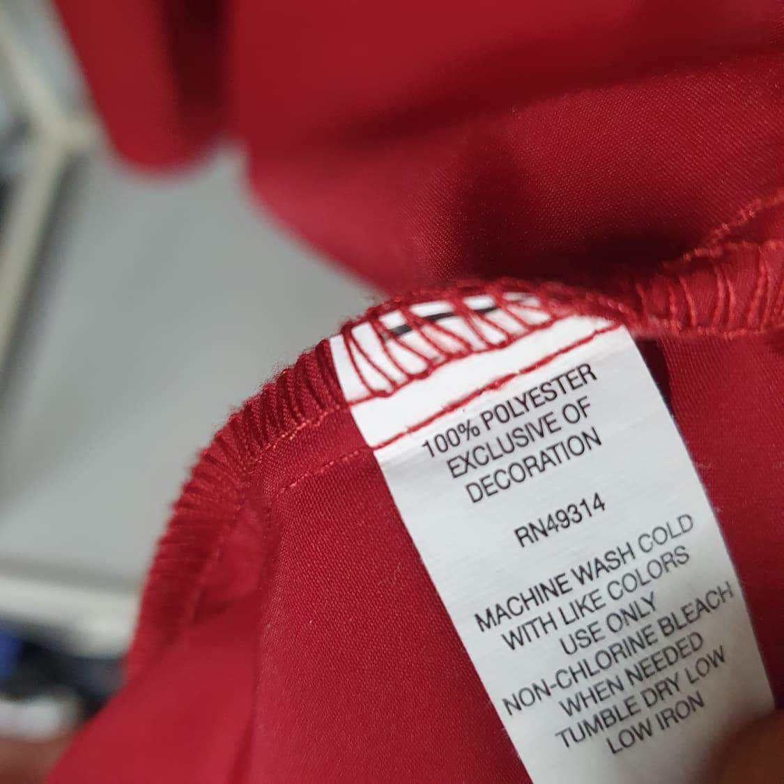 챔피온 레드 바람막이 상품이미지6