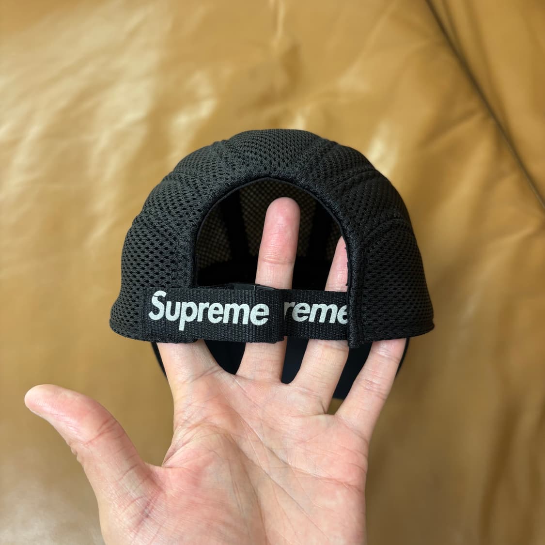 Supreme x Nike 슈프림x나이키 샥스 러닝햇 블랙 캠프캡 모자 상품이미지9