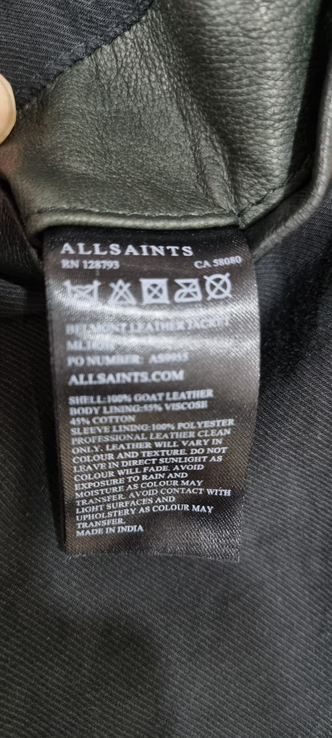 ALLSAINTS 올세인츠 라이더 가즉자켓 M _ 남성 상품이미지10