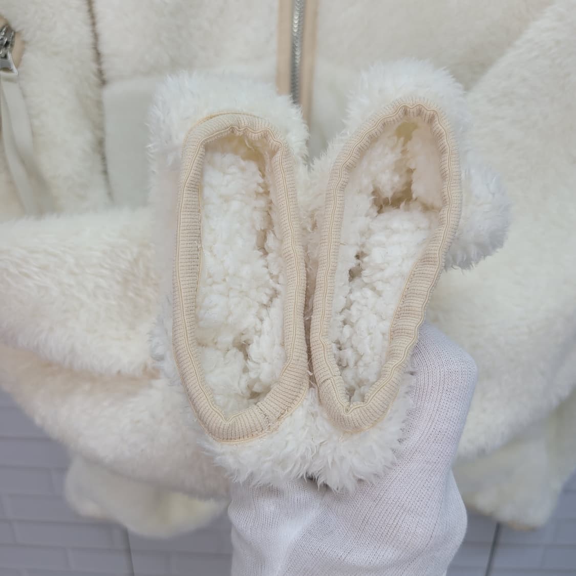 UGG 어그 마를린 루즈핏 양털 자켓 재킷 집업 S사이즈 상품이미지8