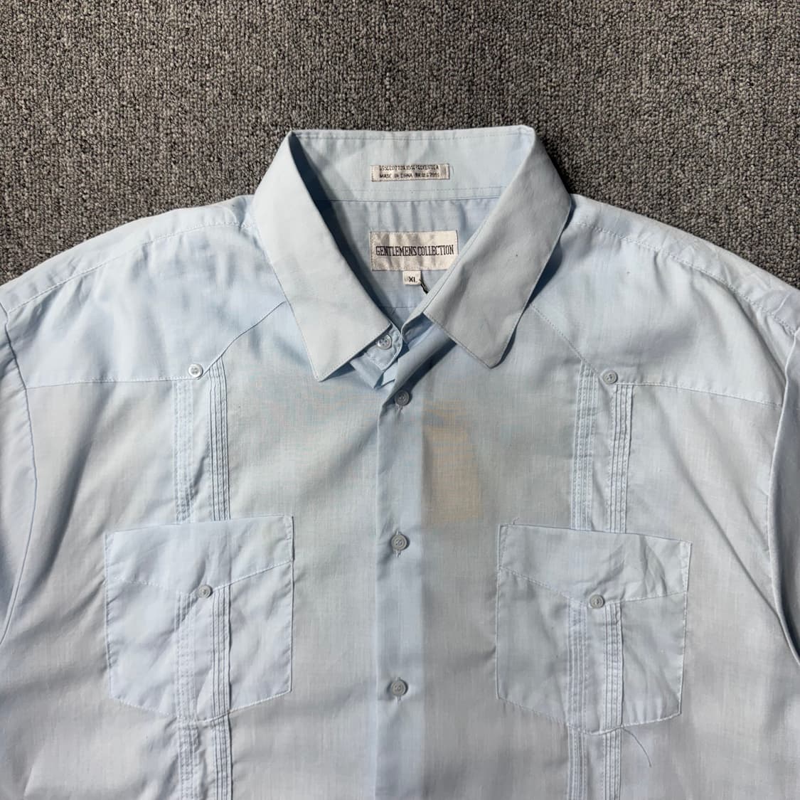 쿠바 셔츠 스카이블루 ( XL/OLD-7559 ) 상품이미지2